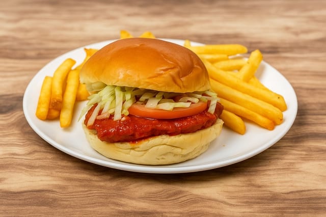 Fried Buffalo Chicken Sandwich Meal.