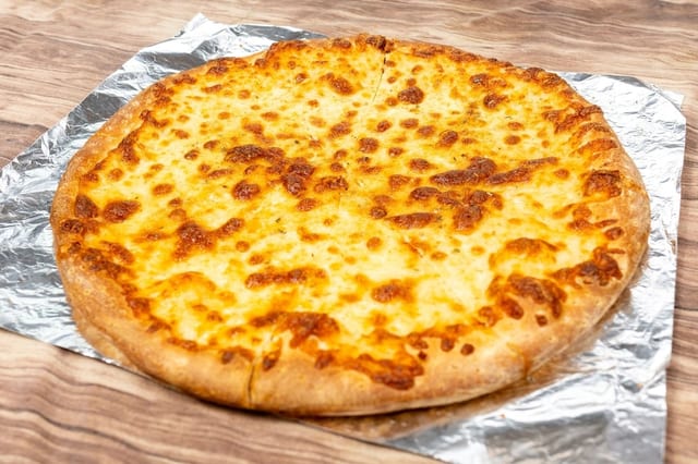 Two Extra Large Plain Pizzas Special.