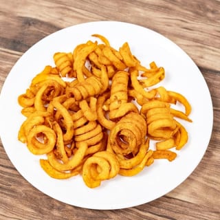 Curly Cheese Fries (*)