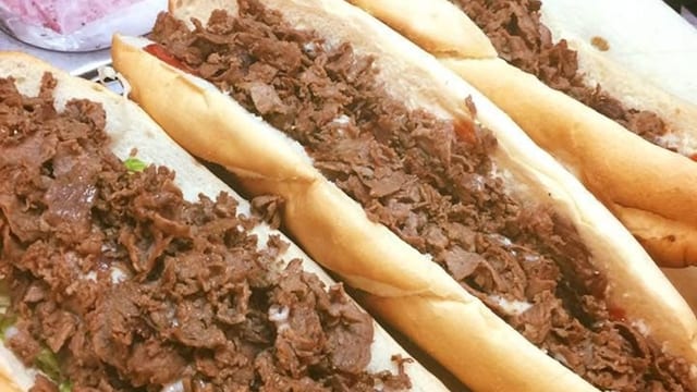 Plain Steak Sandwich.