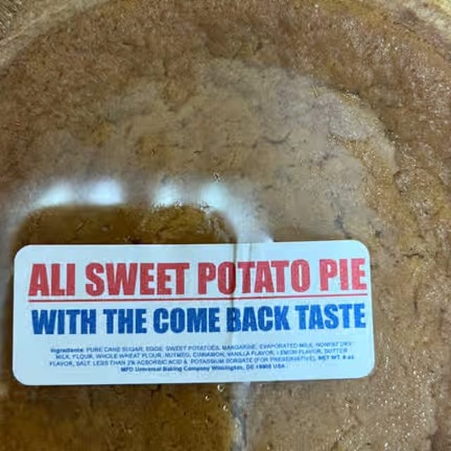Sweet Potato Pie.