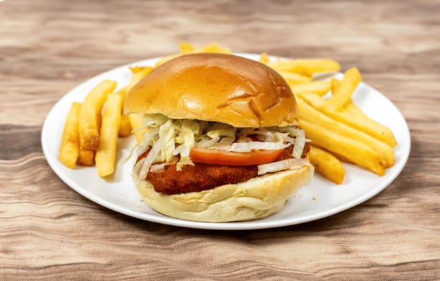 Fried Chicken Sandwich Meal.