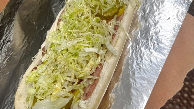 Turkey Ham & Cheese Hoagie.