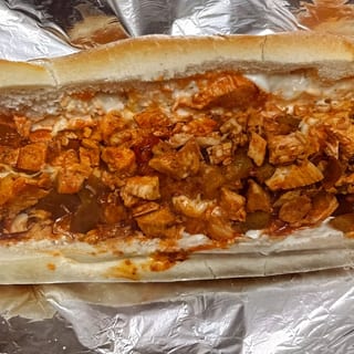 Buffalo Chicken Cheesesteak Sandwich (*)