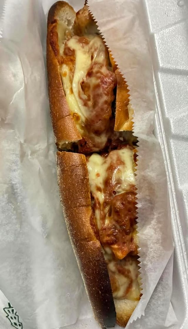 Chicken Parmigiana Grinder.