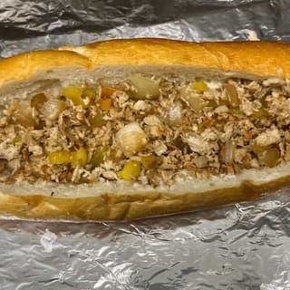 Broccoli Chicken Cheesesteak Sandwich  (*)